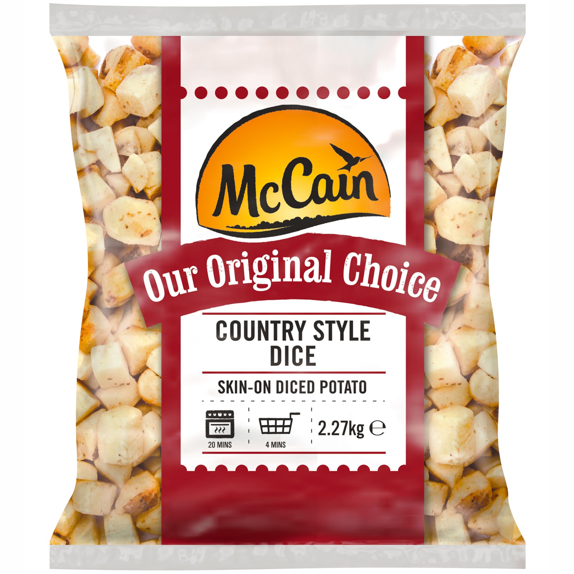McCain Chef Solution Simply Diced Potato - 4x2.5kg